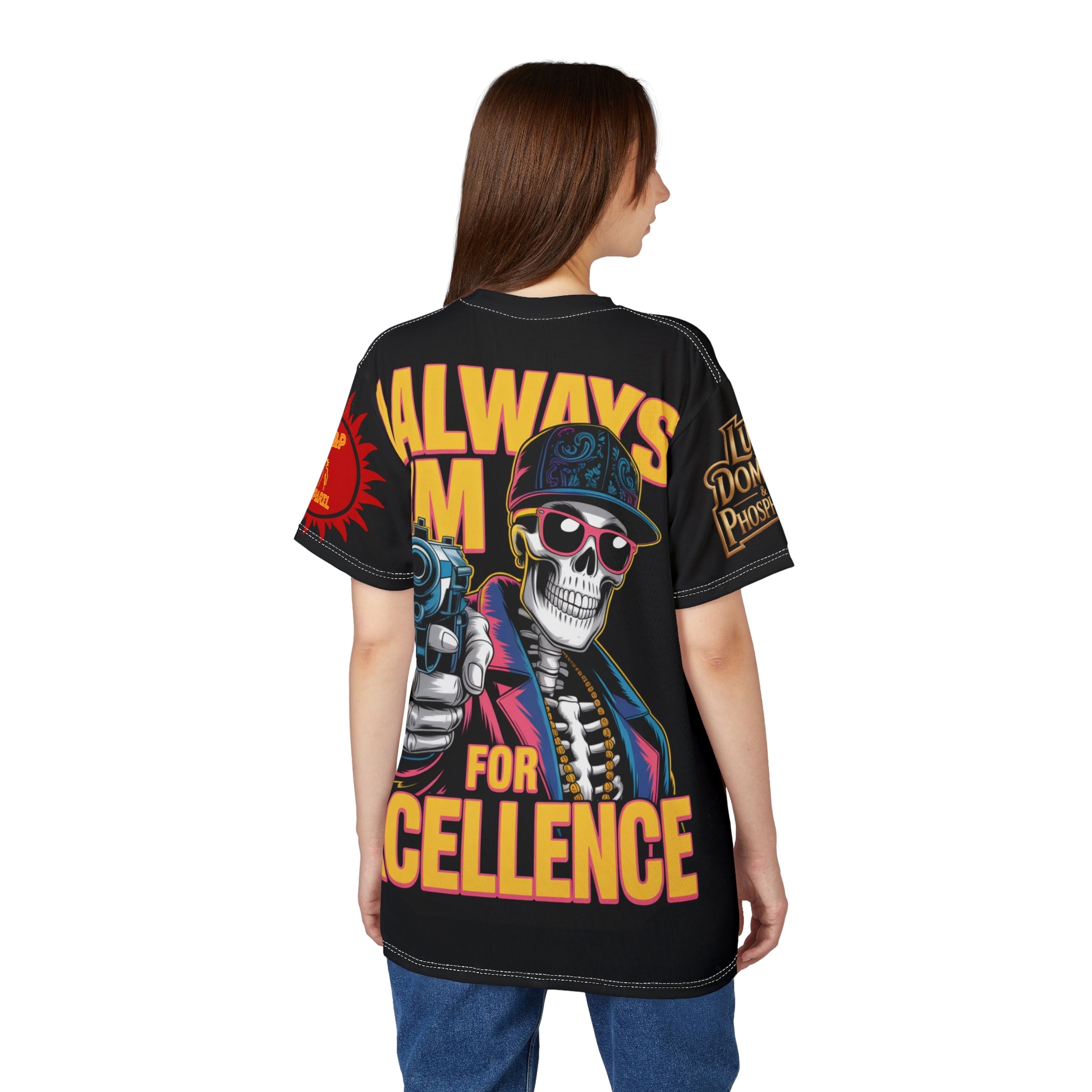 I ALWAYS AIM FOR EXCELLENCE Unisex Tee - 'The World Is Mine' LD&P Apparel Design