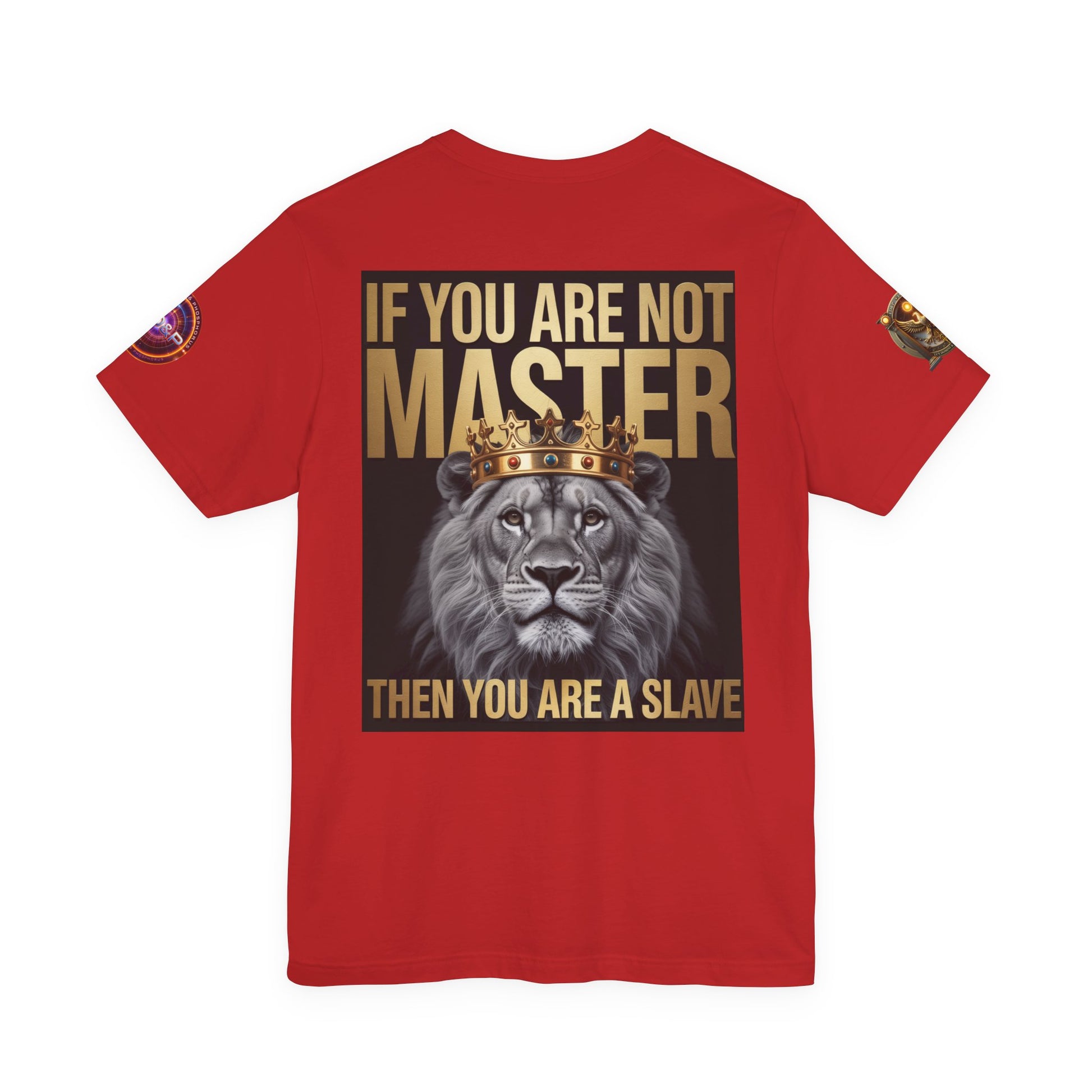 T-Shirt Master or slave LD&amp;P APPAREL Design Unisex Jersey Short Sleeve Tee