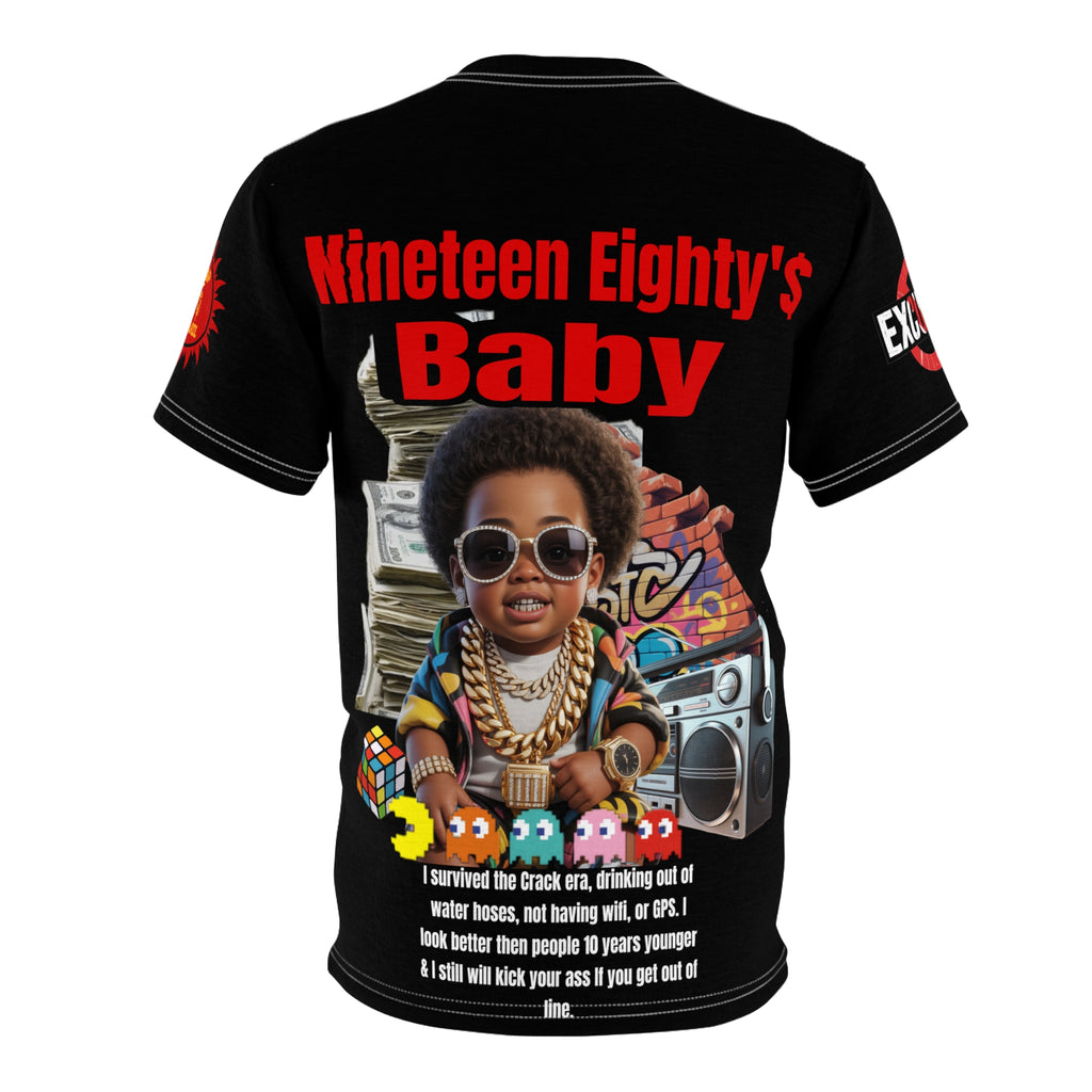 Nineteen Eighty's Baby Graphic Tee LD&P APPAREL Black