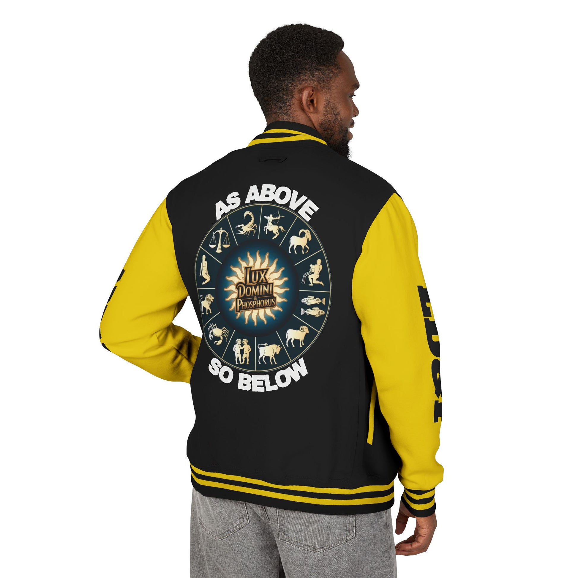 Letterman Jacket - As above so below LD&P APPAREL Design