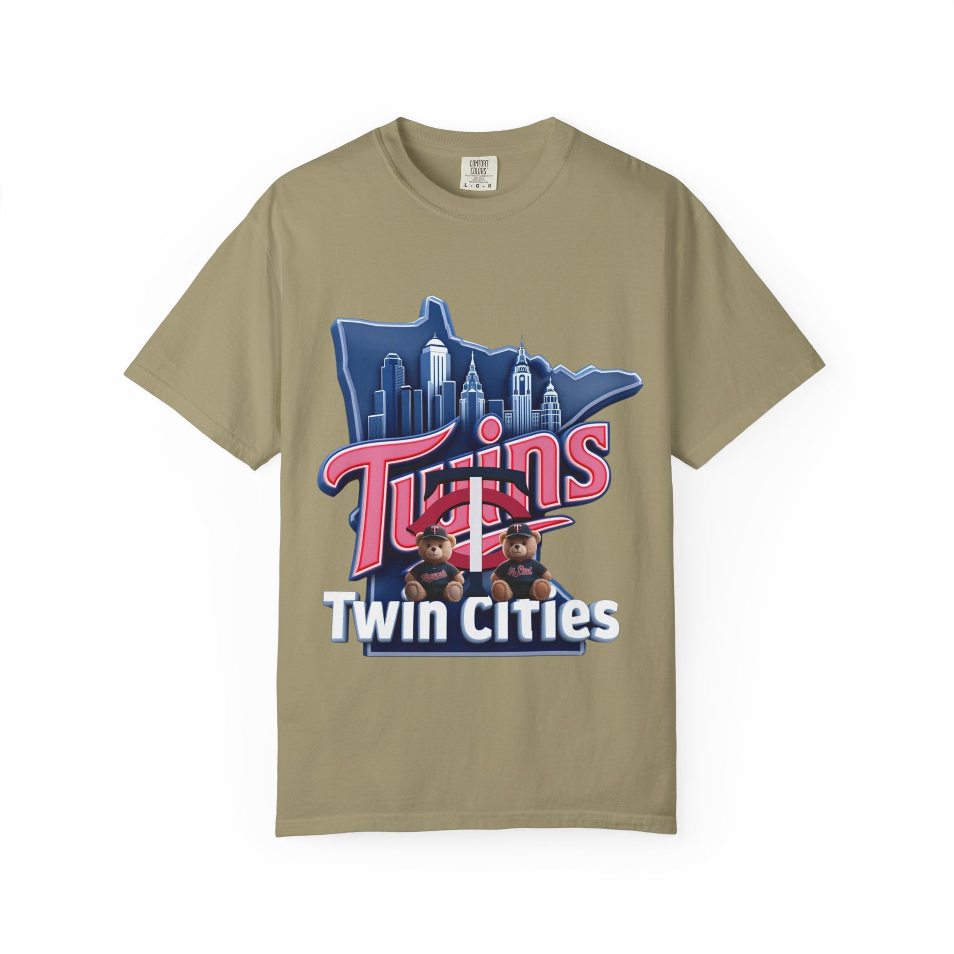 Twin City Unisex T-Shirt, Sporty Tee for Fans, Garment-Dyed Shirt, Perfect for Game Day, Show Your Team Spirit!