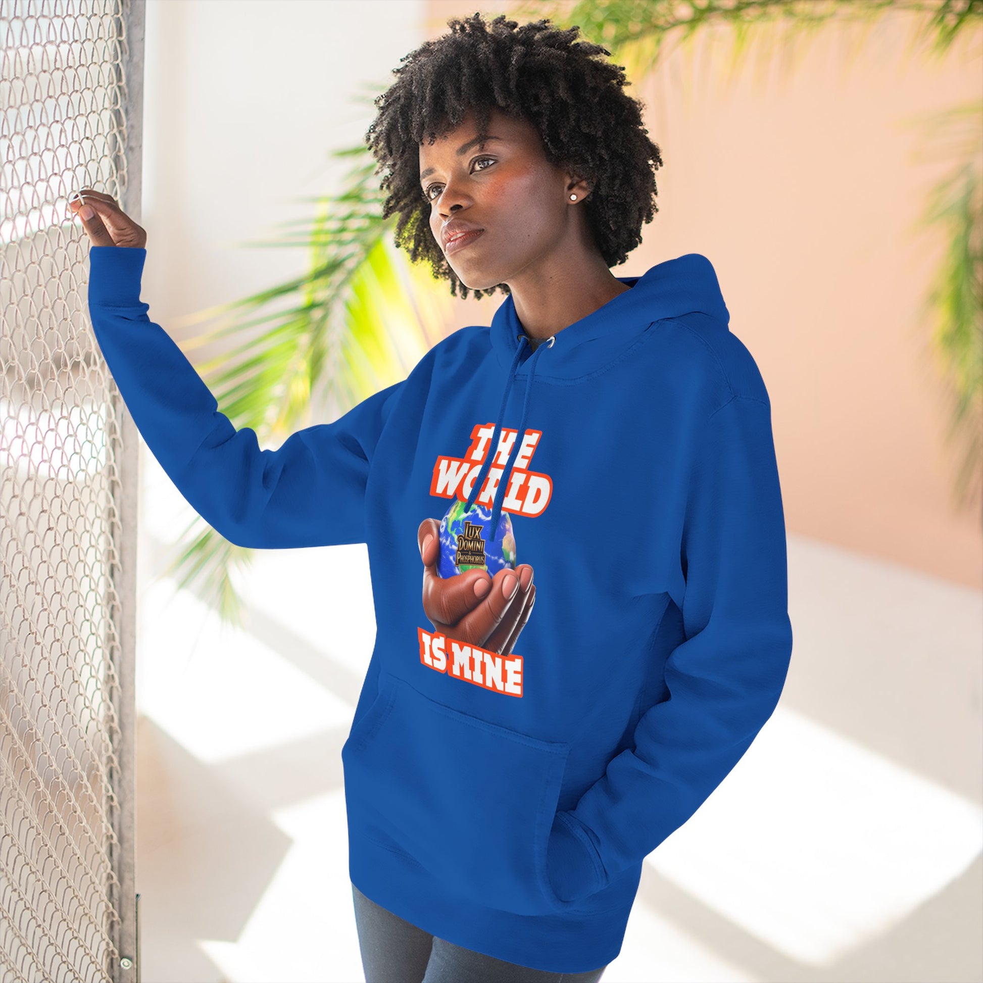 Hoodie - Lux Domini and Phosphorus The World Is Mine Design