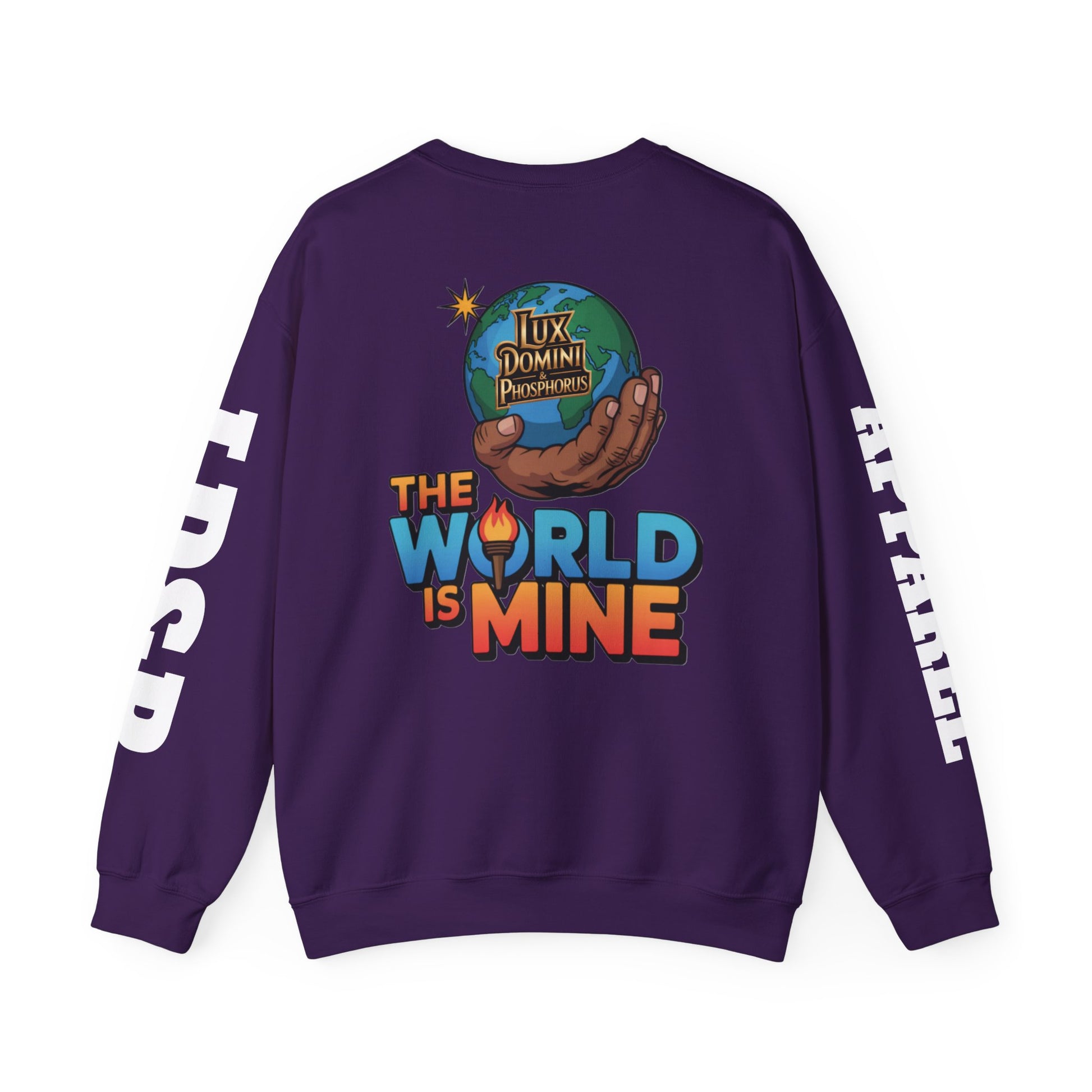 Graphic Sweatshirt - The World Is Mine LD&P APPAREL Design