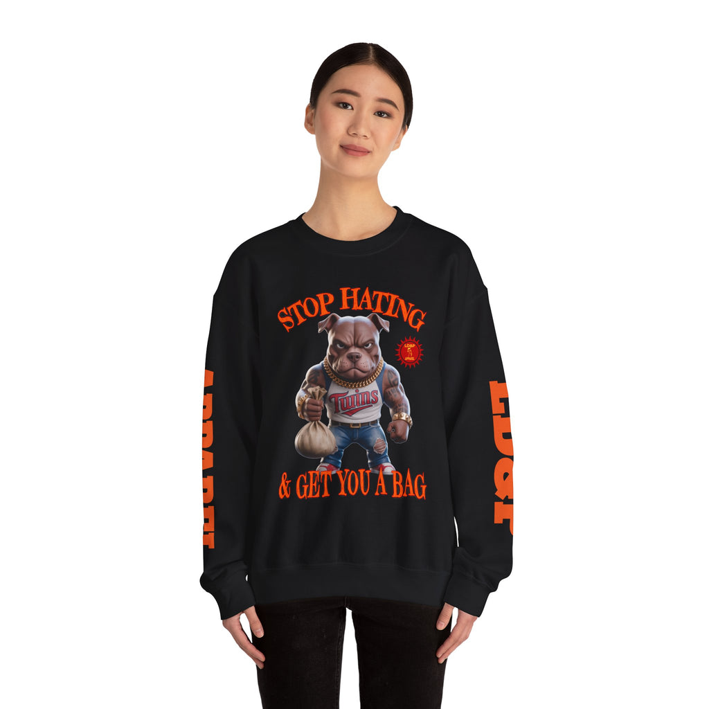 Unisex Sweatshirt Stop Hating LD&P Apparel Design