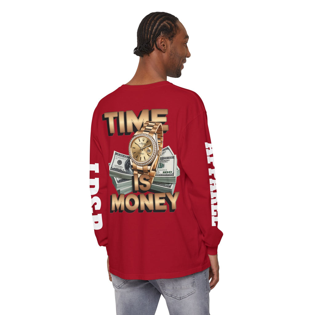 Long Sleeve T-Shirt Time is MONEY Design