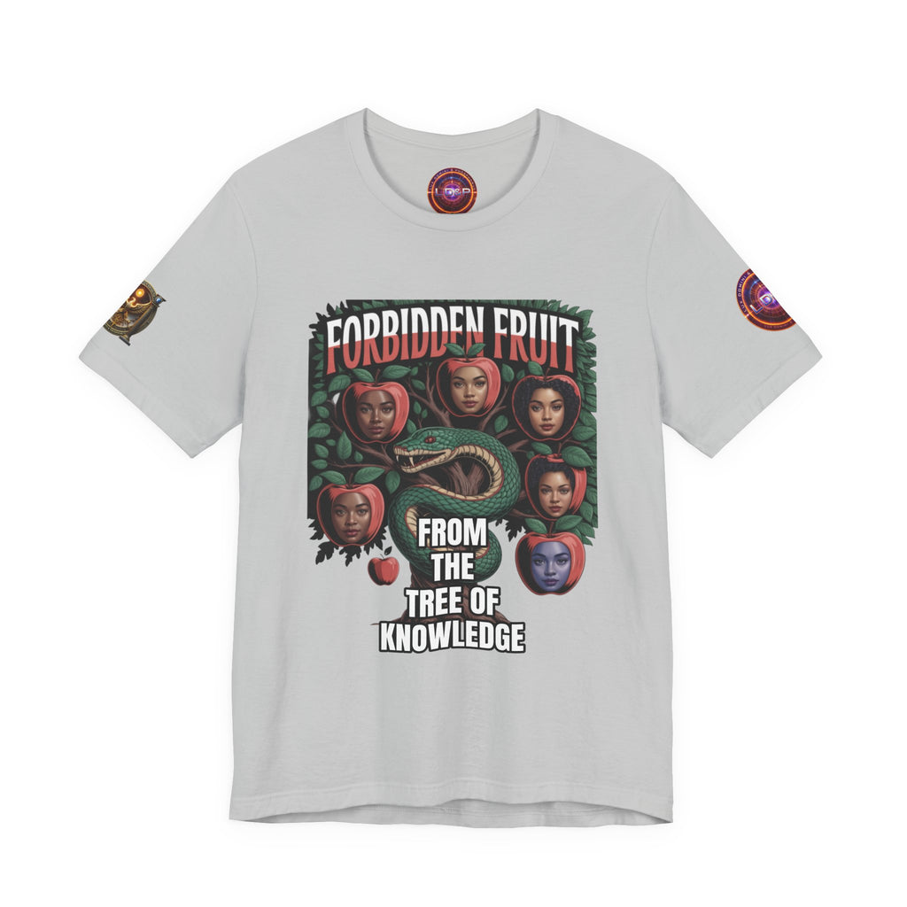 Short Sleeve Tee - Tree of Knowledge Forbidden Fruit Design