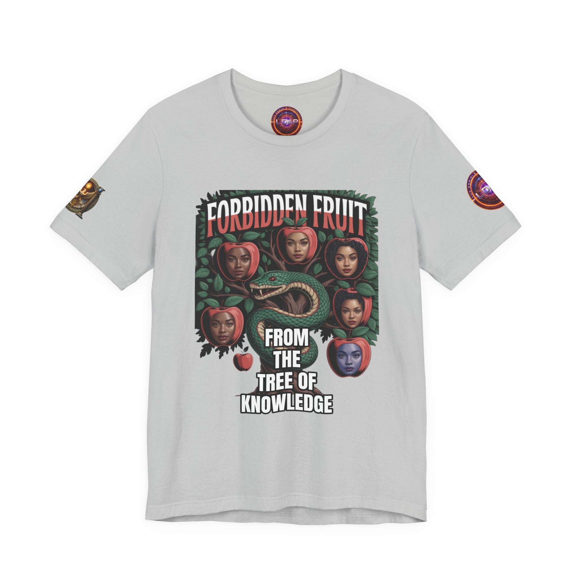 Short Sleeve Tee - Tree of Knowledge Forbidden Fruit Design