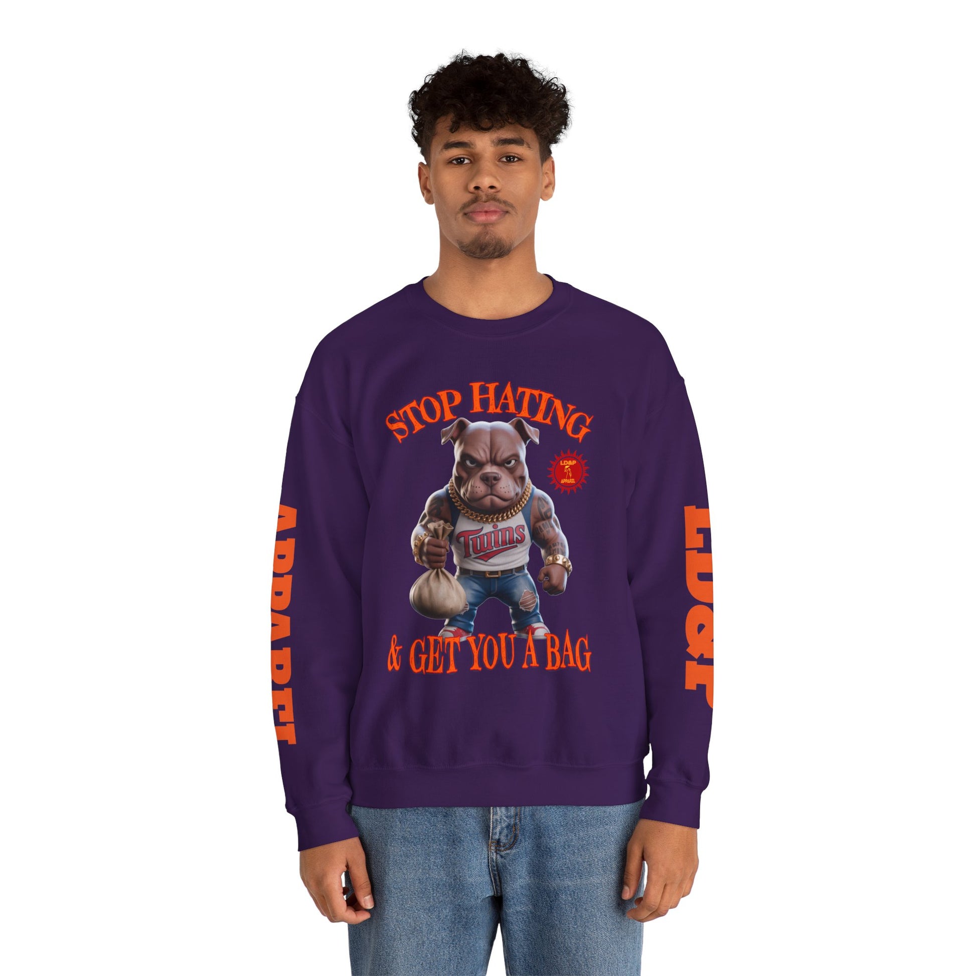 Unisex Sweatshirt Stop Hating LD&P Apparel Design
