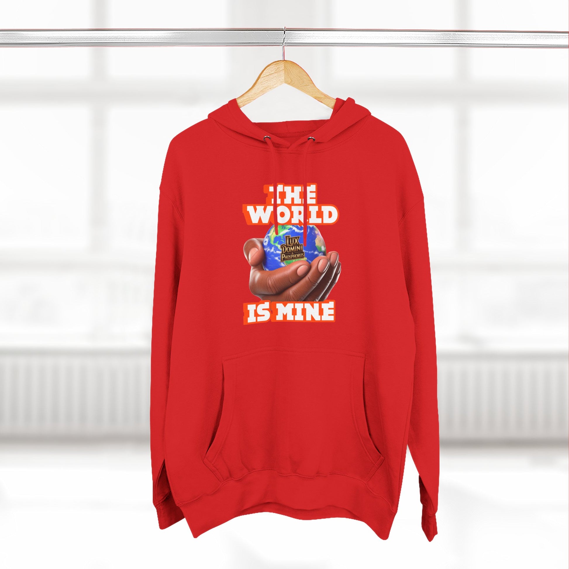 Hoodie - Lux Domini and Phosphorus The World Is Mine Design