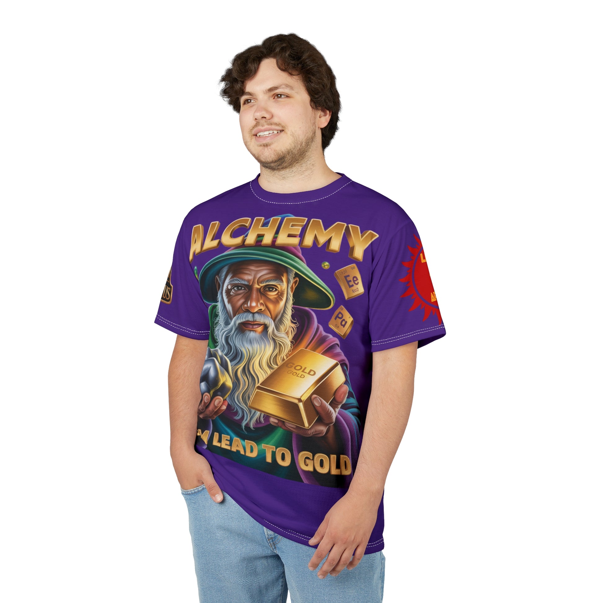 Alchemy Unisex Cut & Sew Tee purple