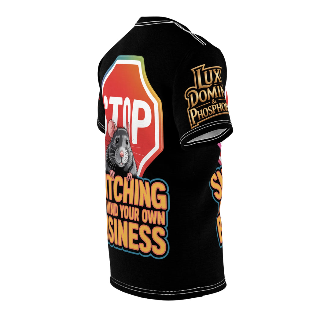 Stop Snitching Print Unisex Cut & Sew Tee