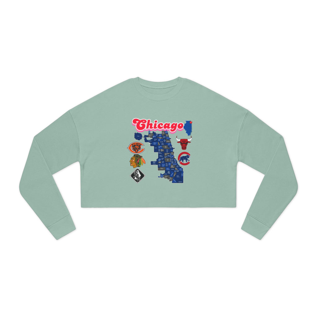 Chicago Graphic Women's Cropped Sweatshirt