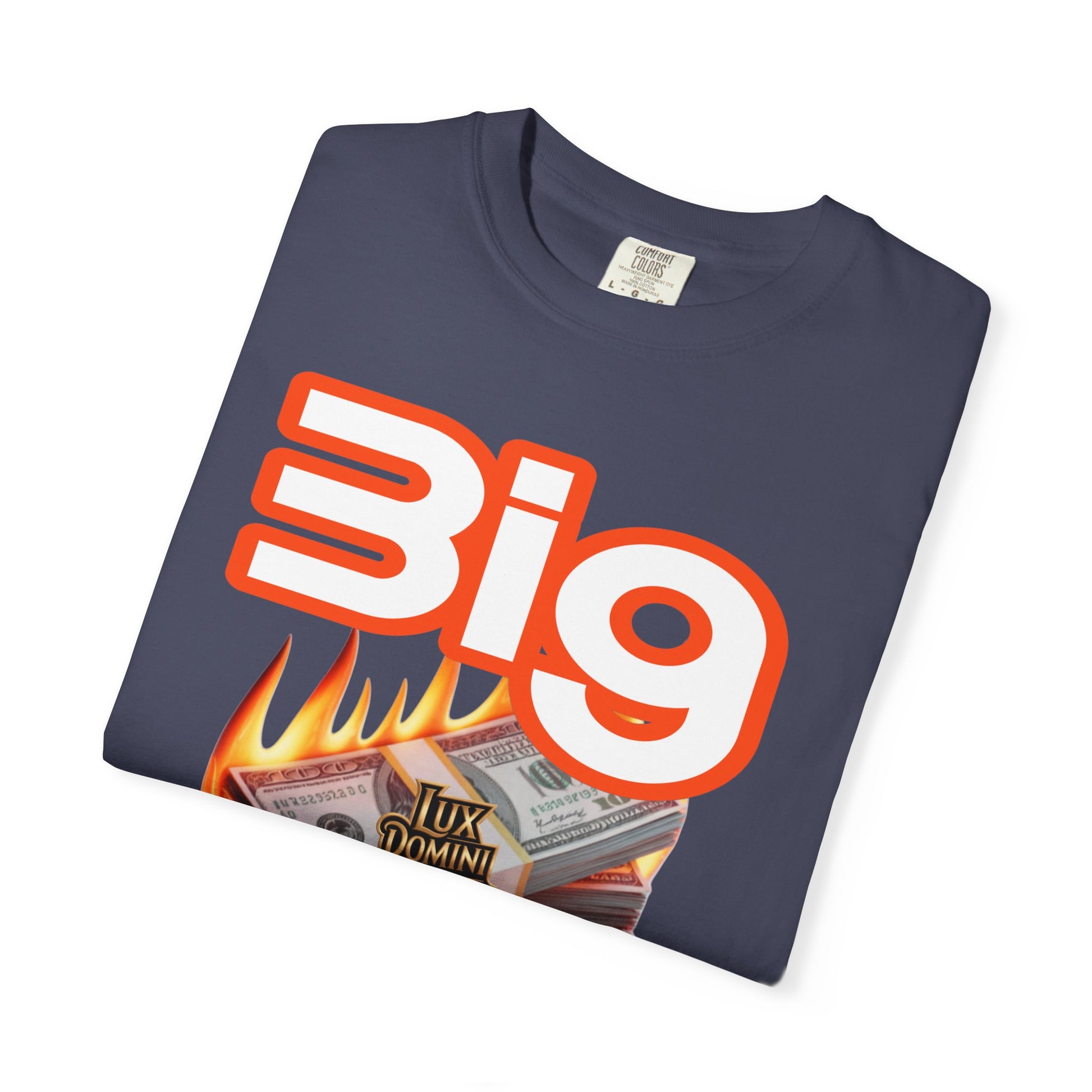 T-Shirt Big Spender Text Unisex Garment-Dyed Tee