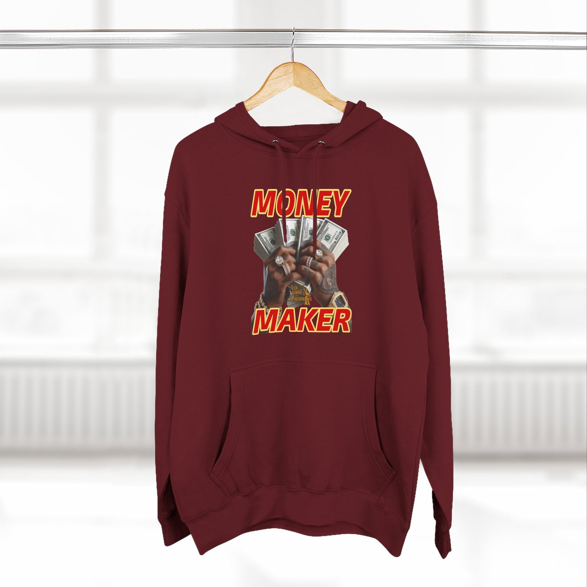 Fleece Hoodie - Money Maker Design
