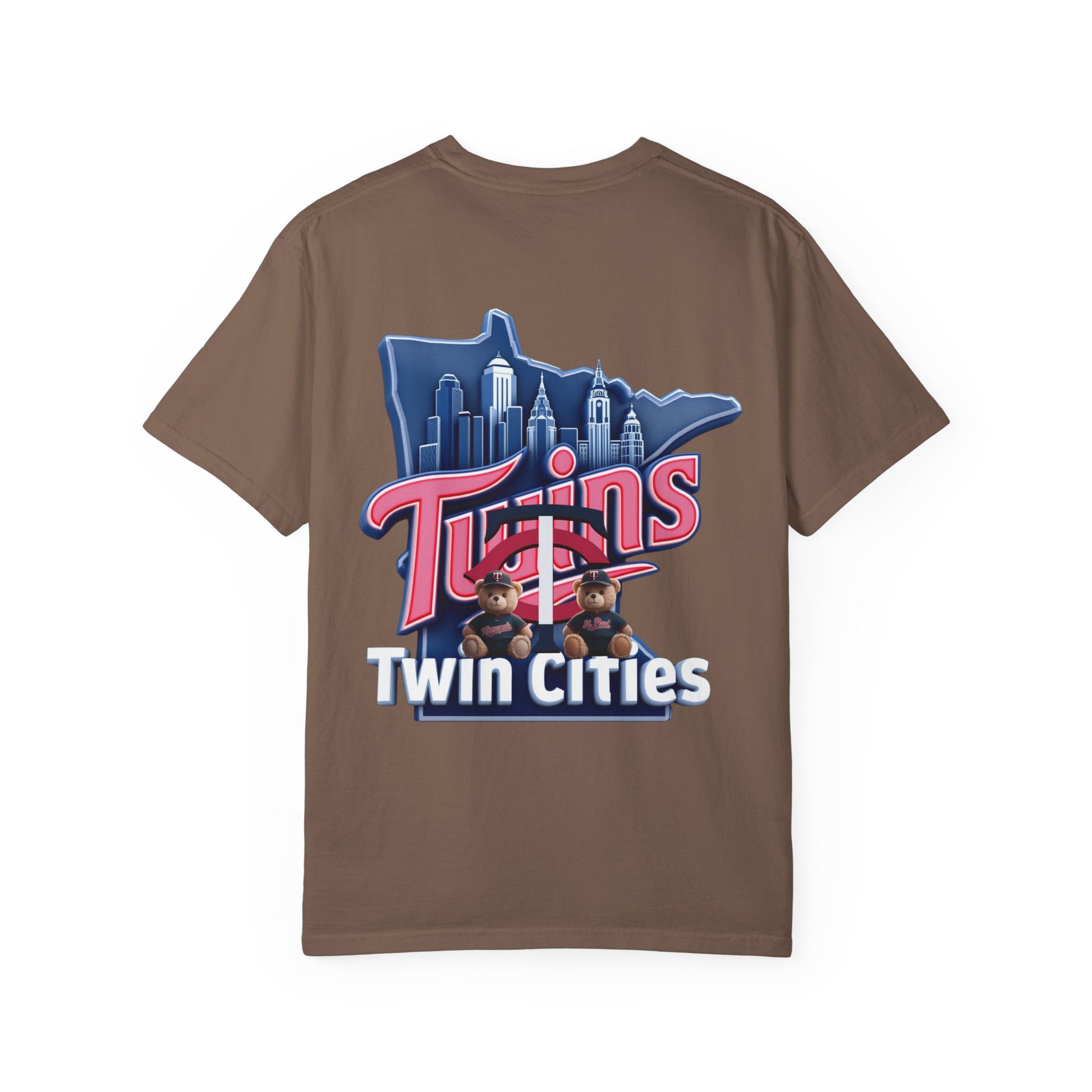 Twin City Unisex T-Shirt, Sporty Tee for Fans, Garment-Dyed Shirt, Perfect for Game Day, Show Your Team Spirit!