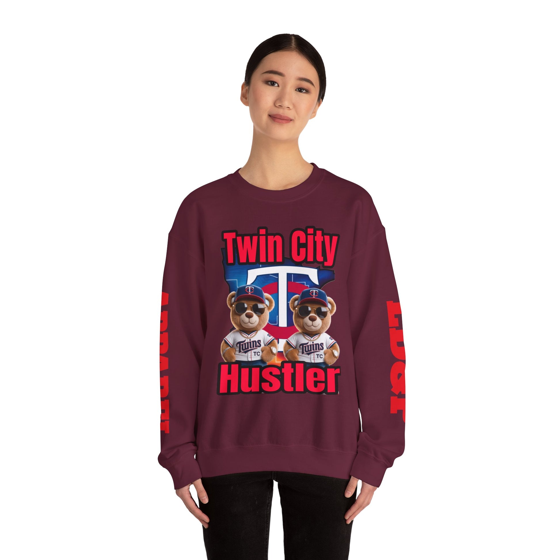 Crewneck Sweatshirt Twin City Hustler LD&P Apparel Design