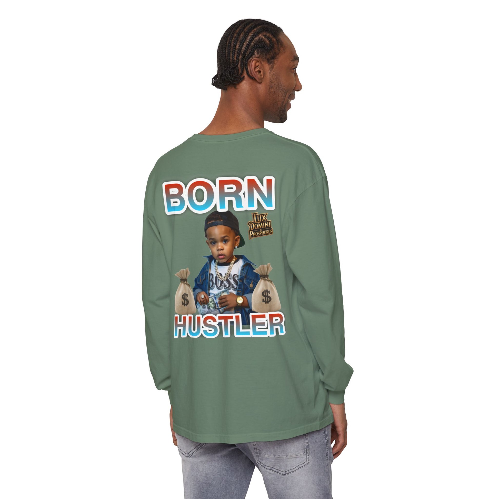 Long Sleeve T-Shirt Born Hustler Apparel