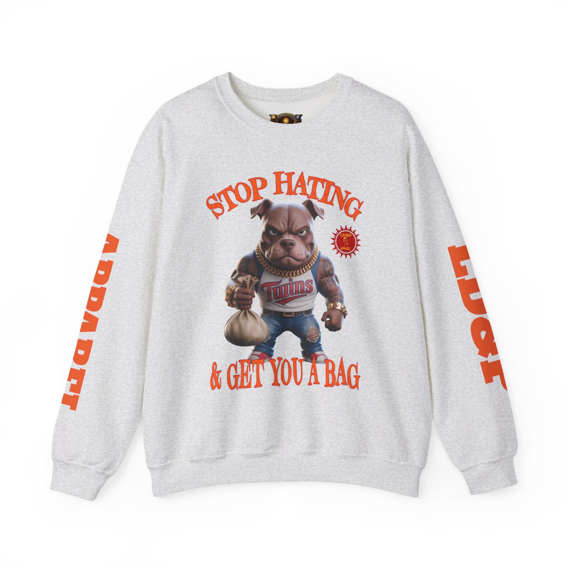 Unisex Sweatshirt Stop Hating LD&P Apparel Design