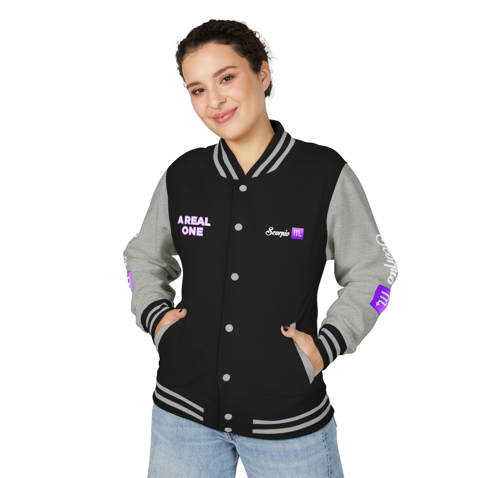 Letterman Jacket Scorpio Zodiac Design