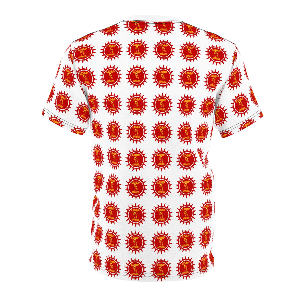 White Monogrammed Unisex Tee - LD&P Apparel Design