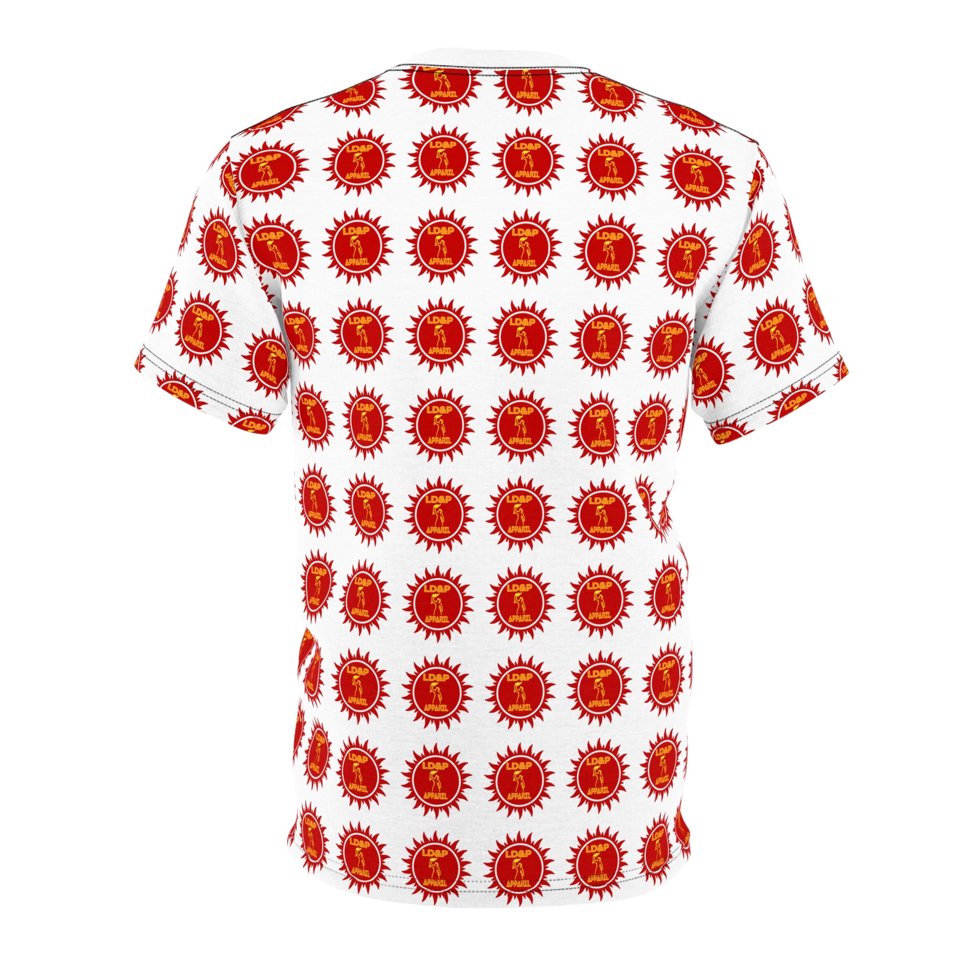 White Monogrammed Unisex Tee - LD&P Apparel Design