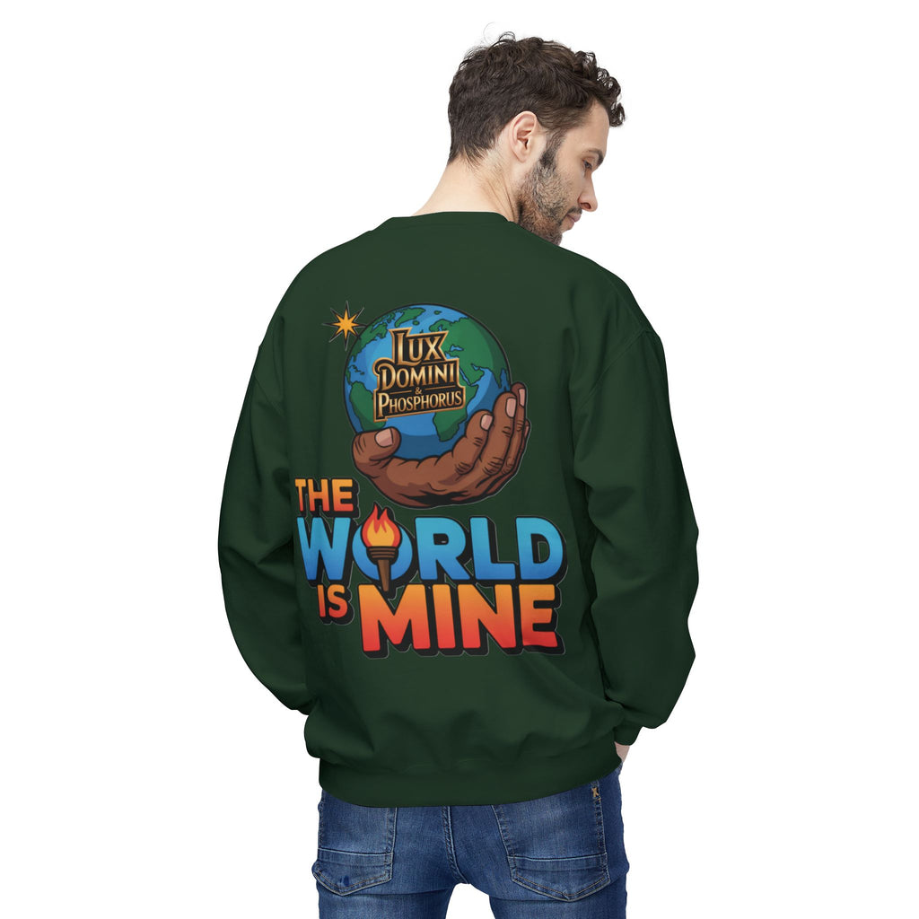 "The World Is Mine"  Design 2 Crewneck Sweatshirt