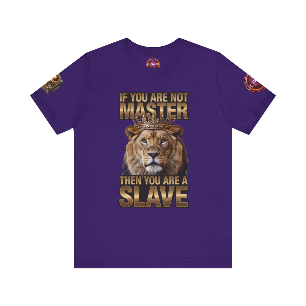 T-Shirt Master or slave LD&amp;P APPAREL Design Unisex Jersey Short Sleeve Tee