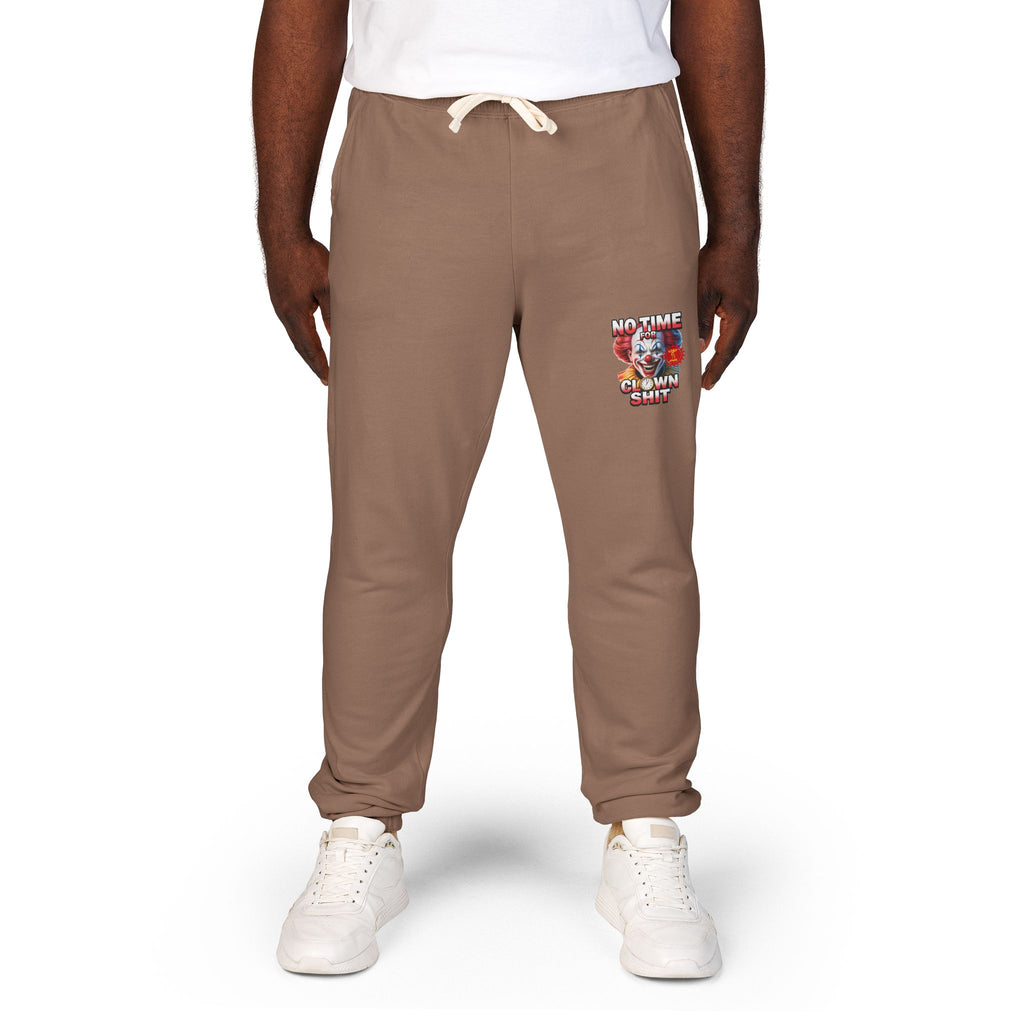 Graphic Sweatpants — 'No Time For Clown Shit Joggers