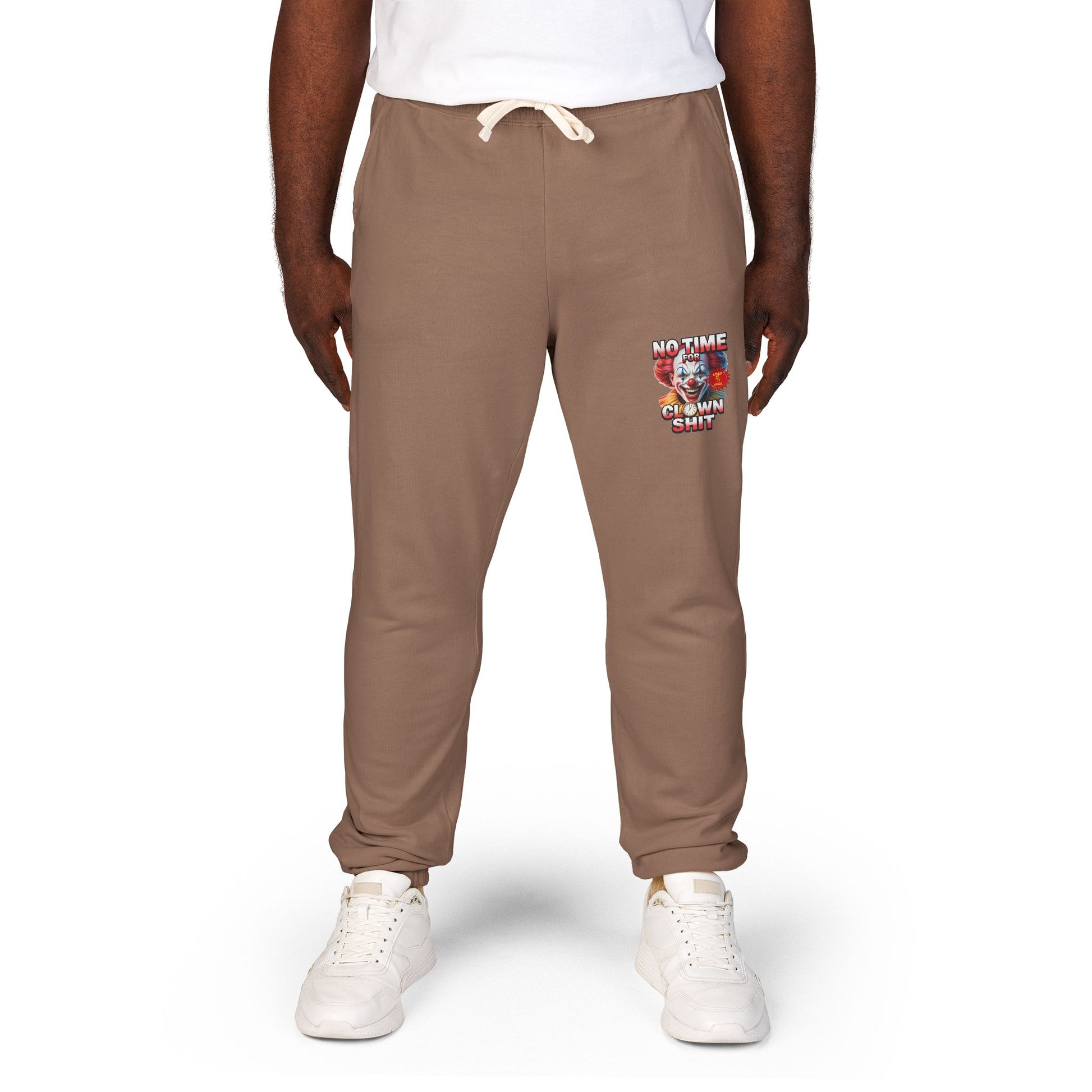 Graphic Sweatpants — 'No Time For Clown Shit Joggers