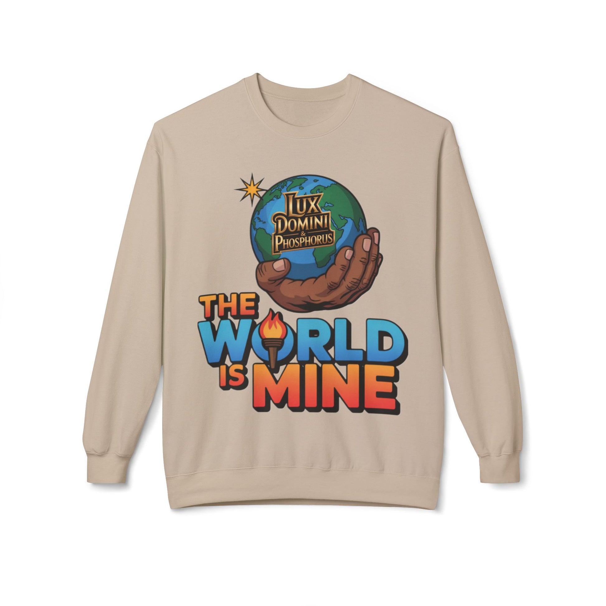 "The World Is Mine"  Design 2 Crewneck Sweatshirt