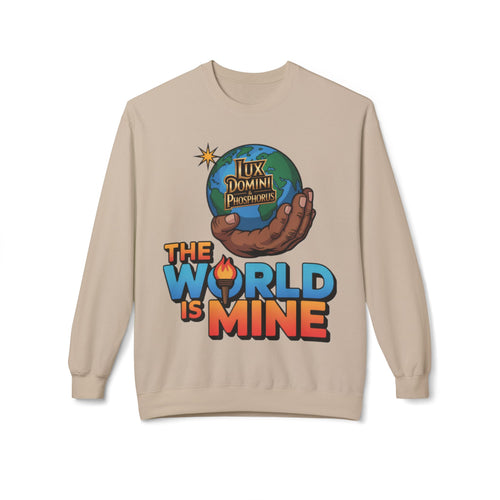 "The World Is Mine"  Design 2 Crewneck Sweatshirt