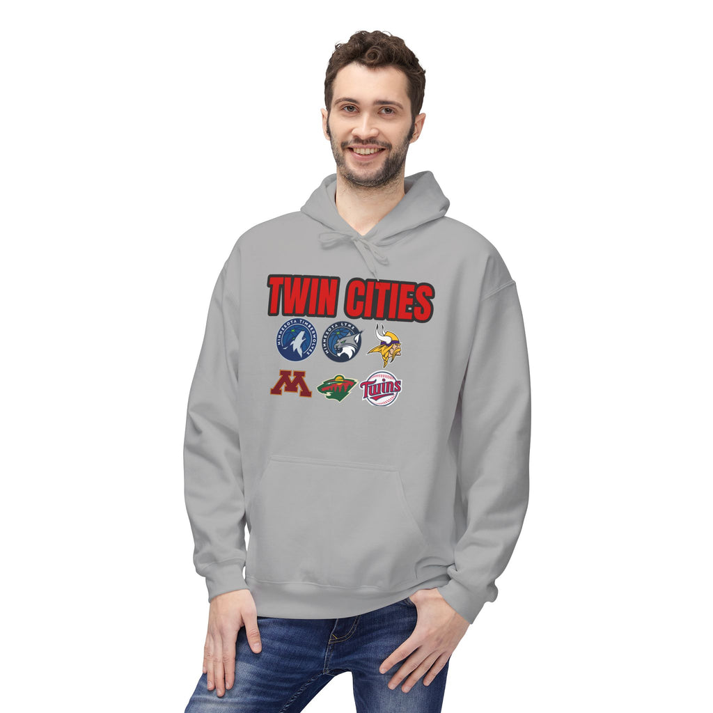 Fleece Hoodie Twin Cities Minneapolis St Paul Design