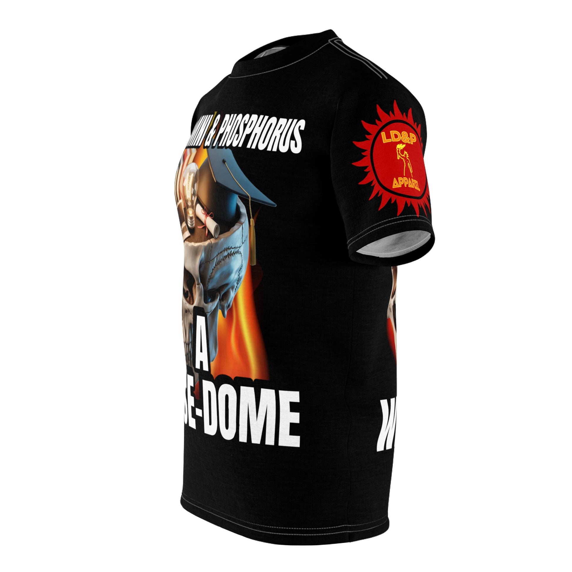 A Wise-Dome Graphic Tee — "Lux Domini & Phosphorus"