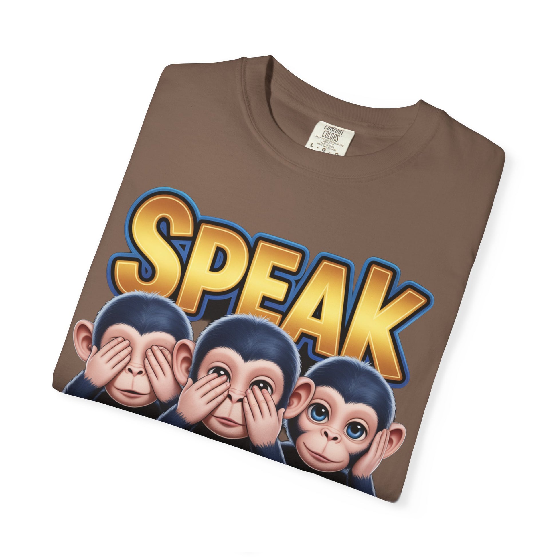 Graphic T-Shirt Speak See Hear No Evil design #2