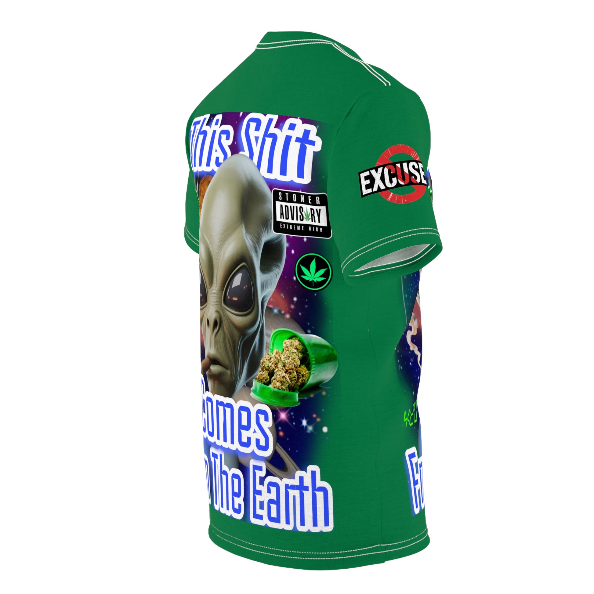 "This Shit Comes From The Earth" LD&P APPAREL Graphic Tee Green