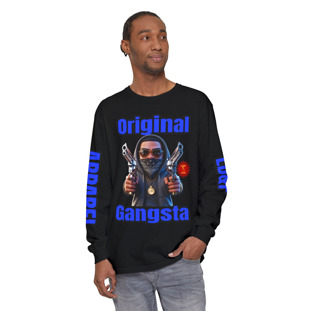 Long Sleeve T-Shirt Original Gangsta LD&amp;P Apparel Design