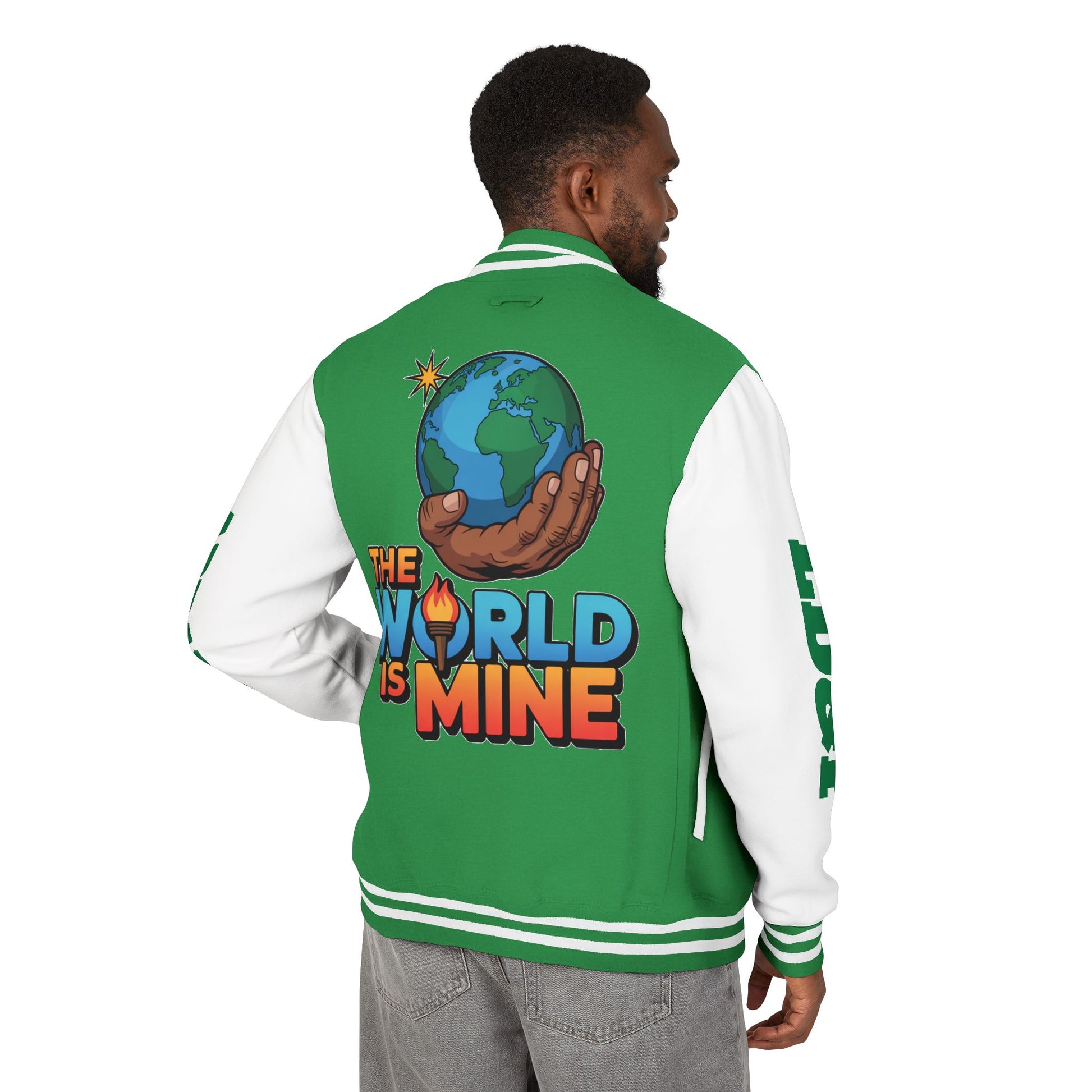 Letterman Jacket - The World is Mine LD&P APPAREL Design