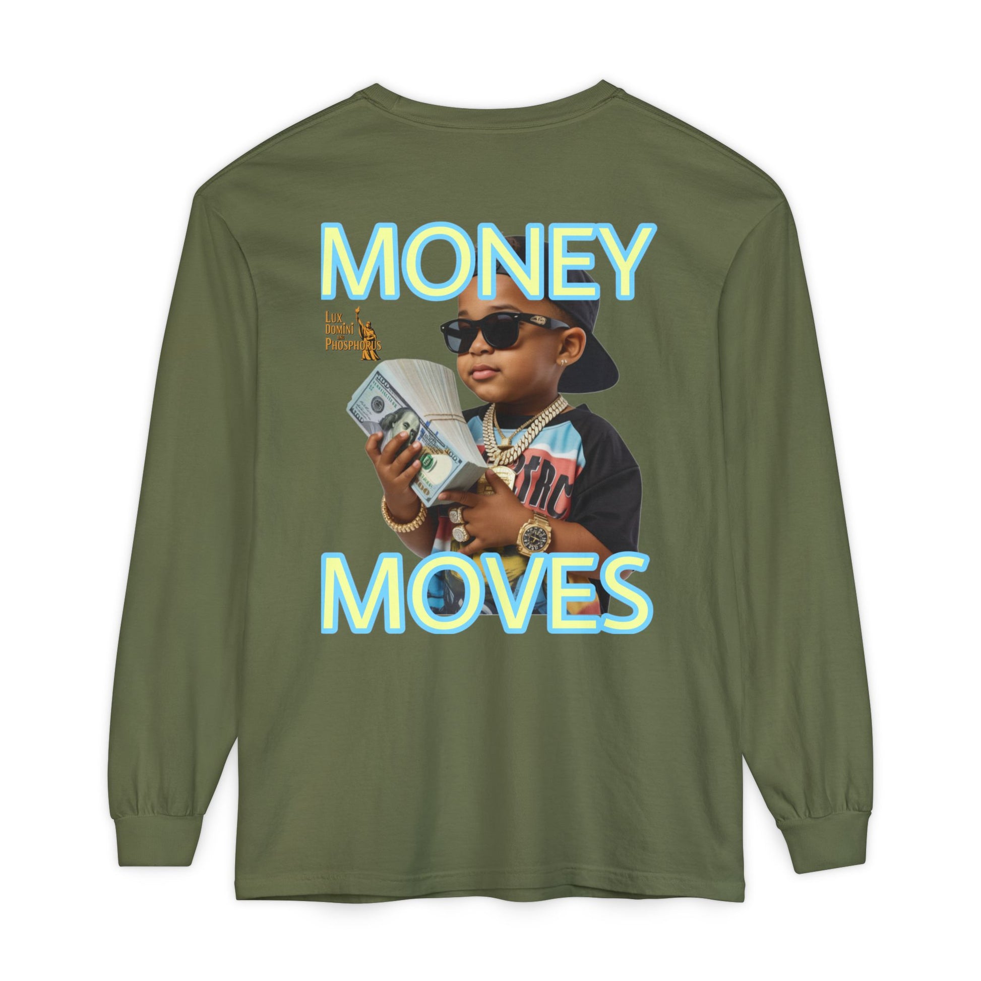 Long Sleeve T-Shirt - Money Moves LD&P APPAREL
