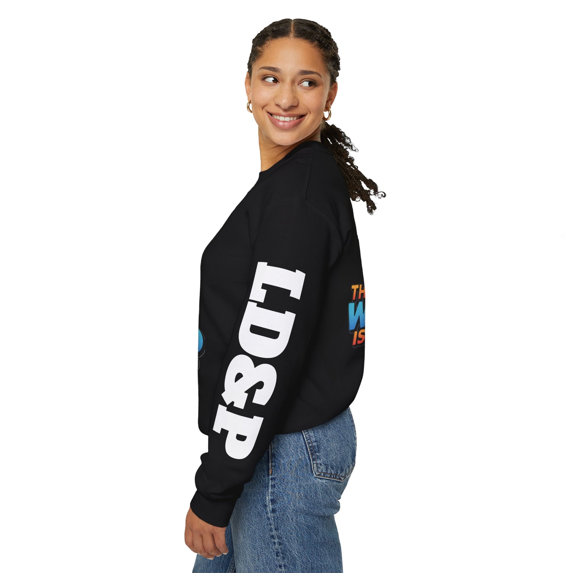 Graphic Sweatshirt - The World Is Mine LD&P APPAREL Design