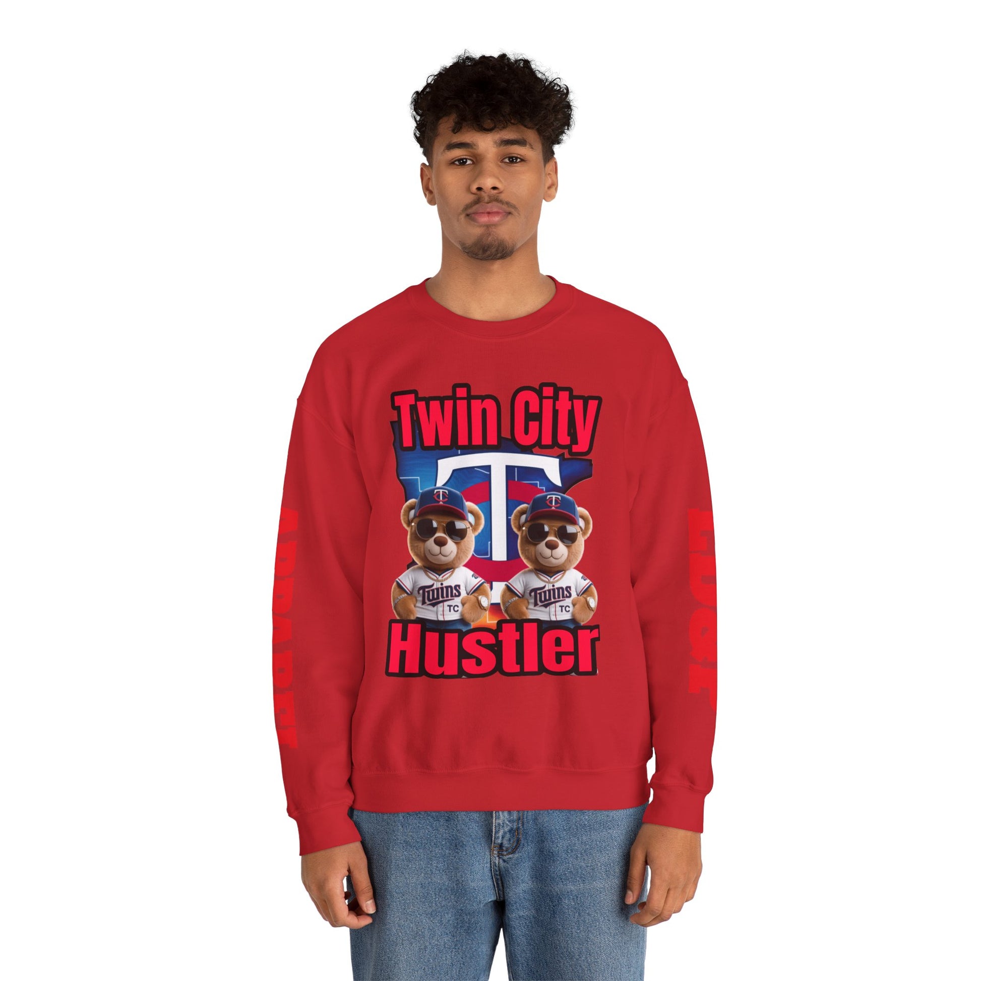 Crewneck Sweatshirt Twin City Hustler LD&P Apparel Design