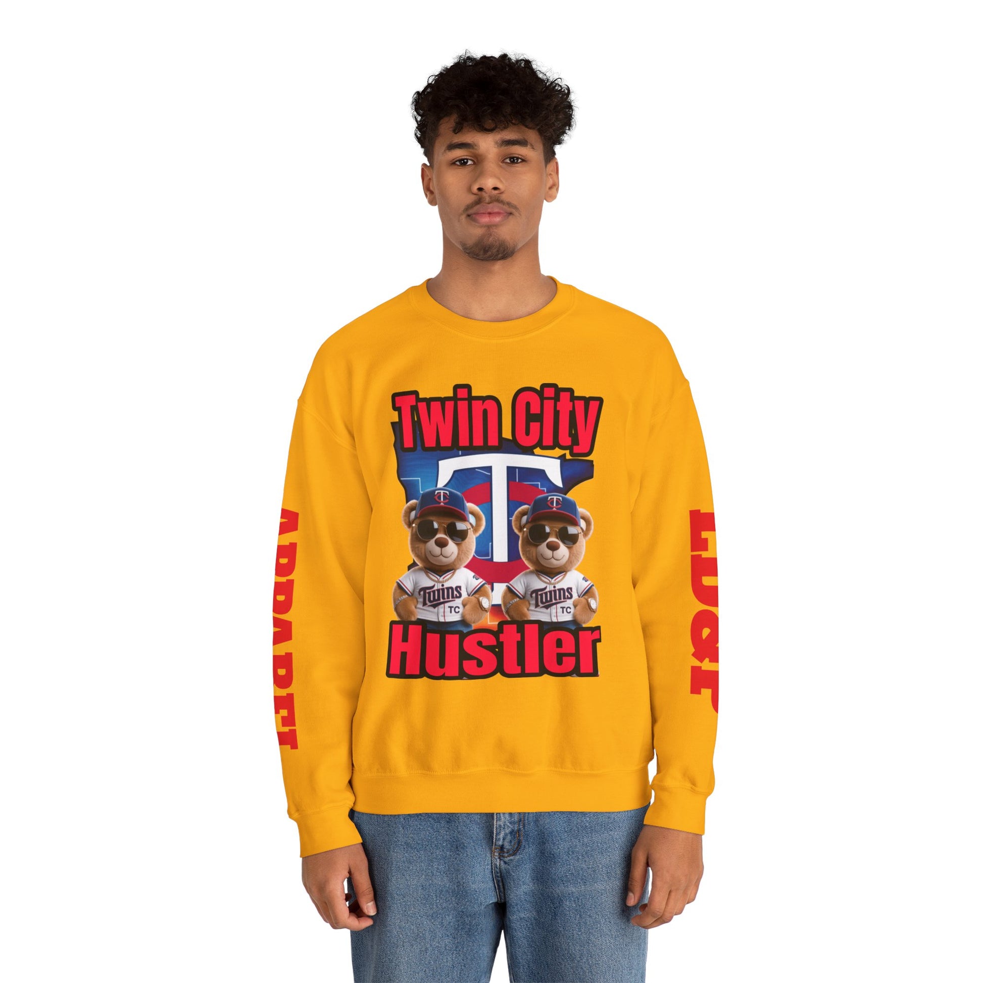 Crewneck Sweatshirt Twin City Hustler LD&P Apparel Design
