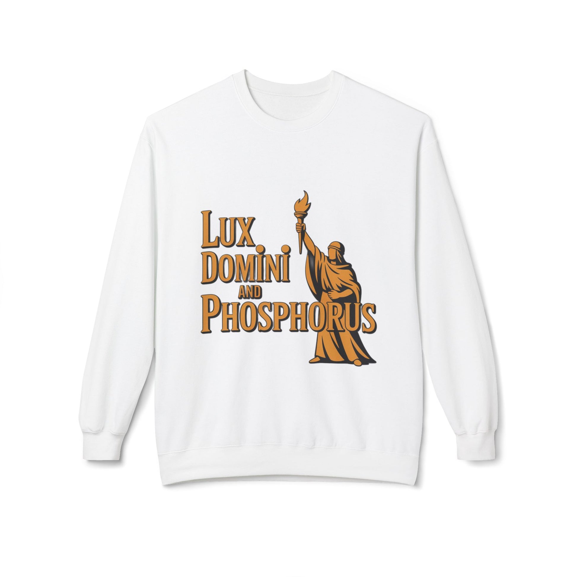 "Lux Domini and Phosphorus" crew-neck sweatshirt