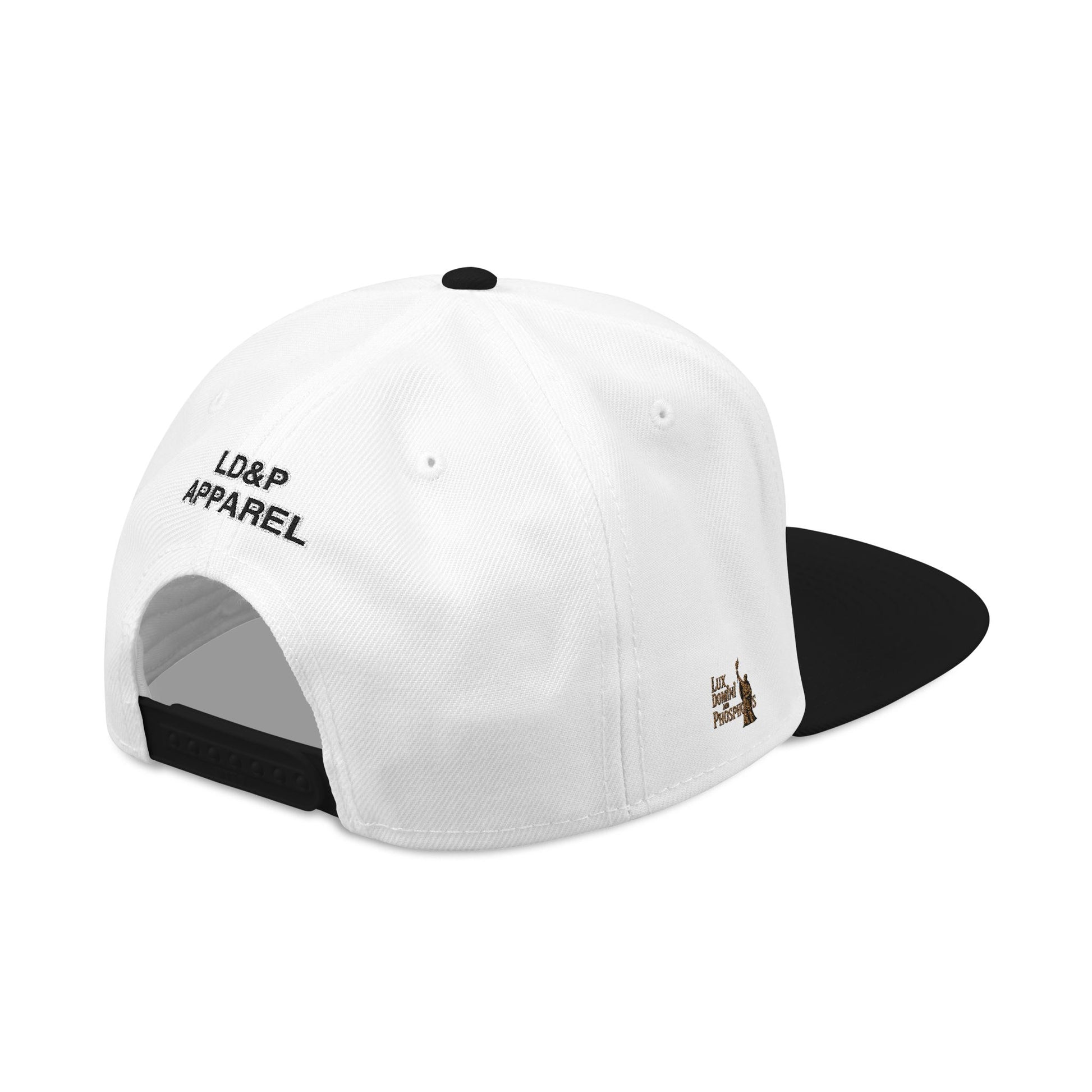 Embroidered Snapback Cap - LD&P Apparel Design