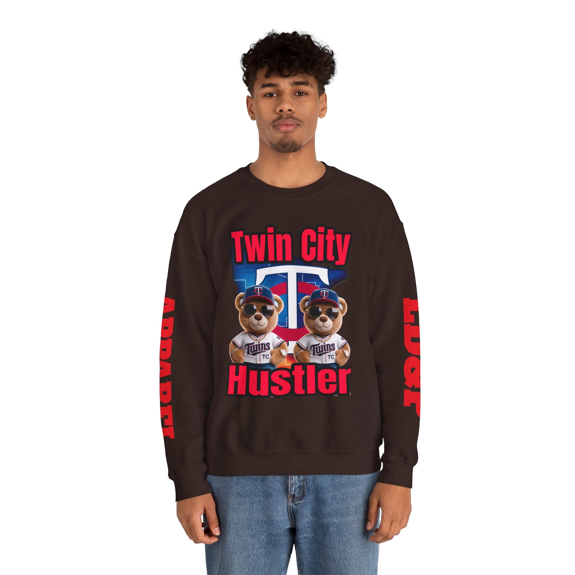 Crewneck Sweatshirt Twin City Hustler LD&P Apparel Design