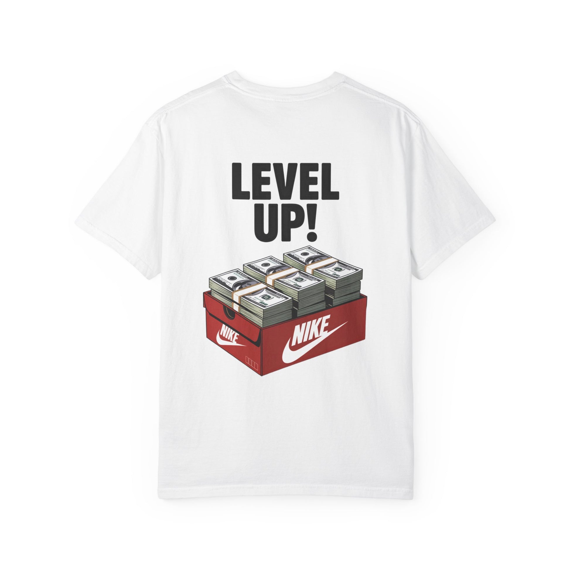 Garment-Dyed T-shirt Level Up Design