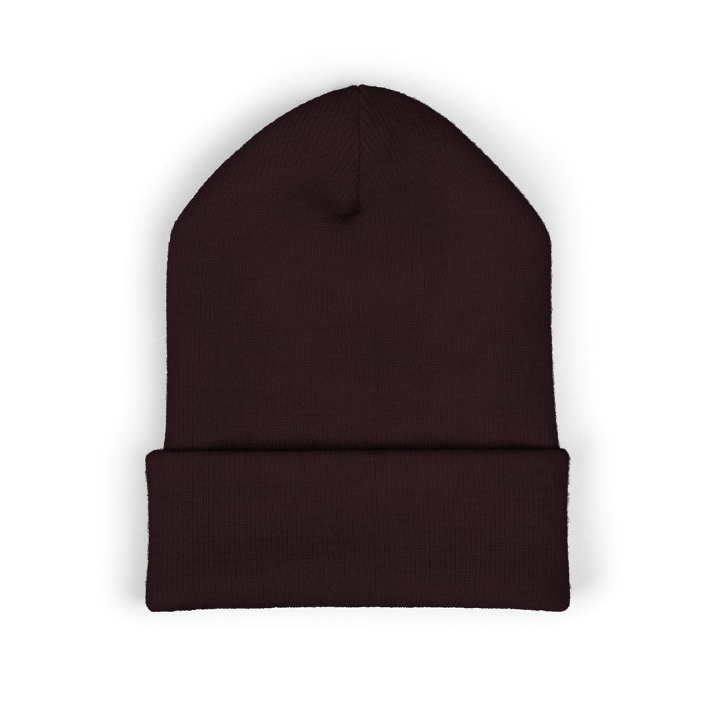 Embroidered Classic Cuffed Beanie - Cozy Winter Accessory LD&P APPAREL DESIGN