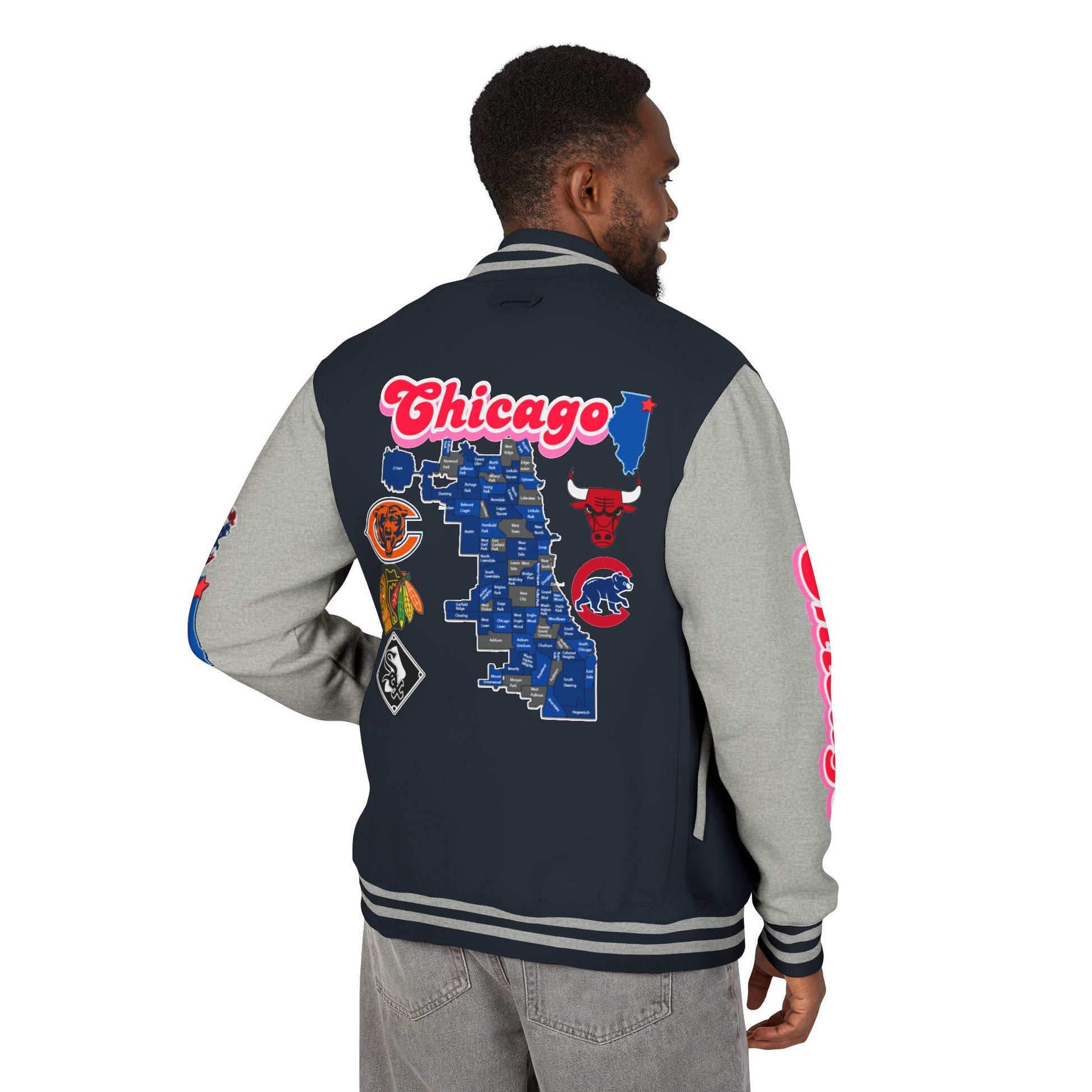 Letterman Jacket Chicago Design