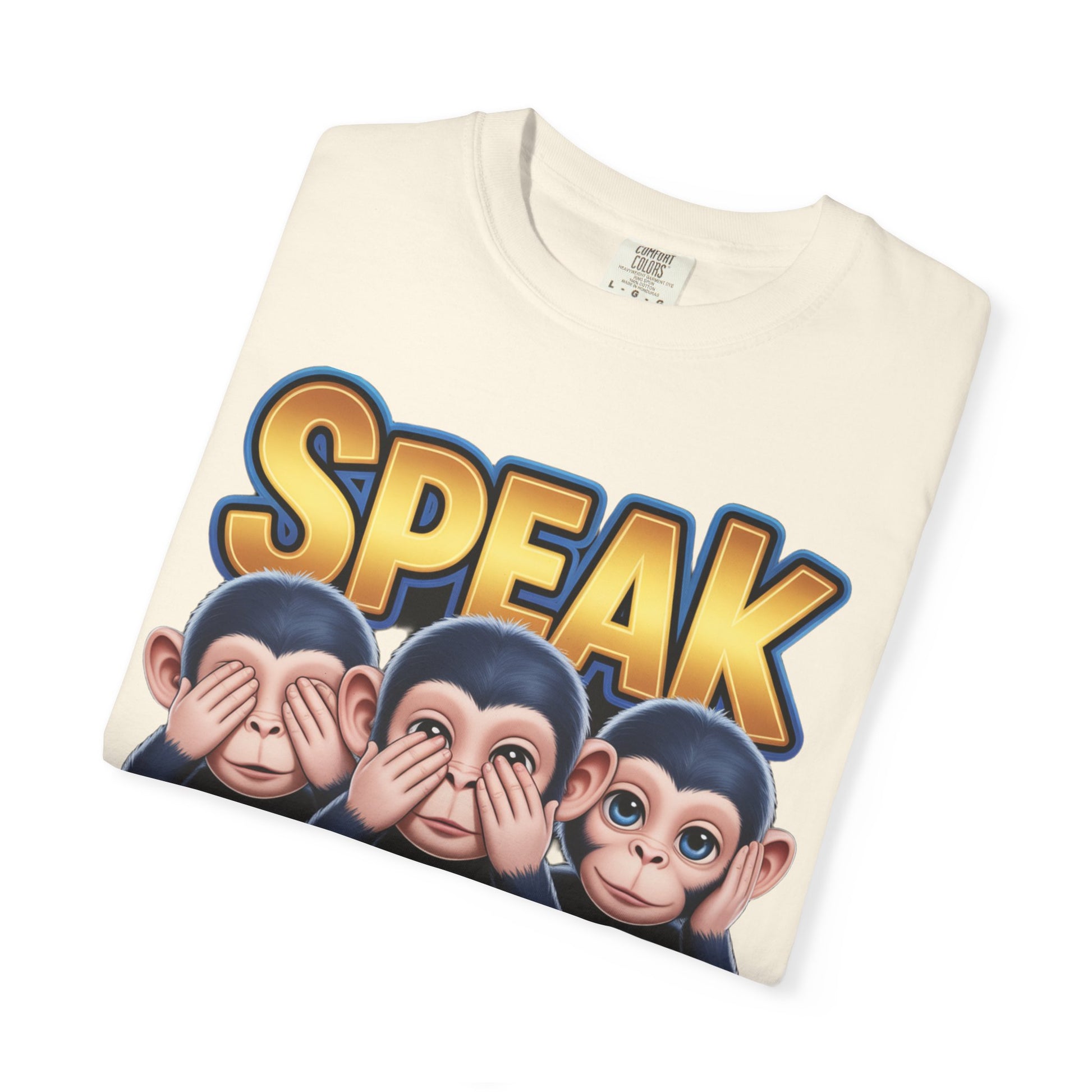 Graphic T-Shirt Speak See Hear No Evil design #2