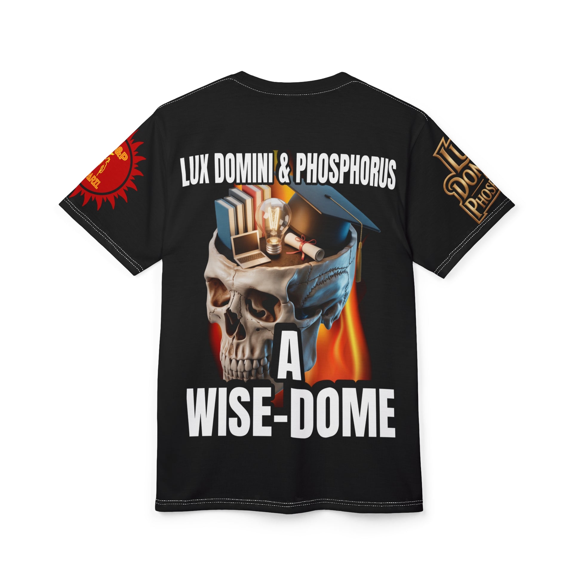 A Wise-Dome Graphic Tee — "Lux Domini & Phosphorus"