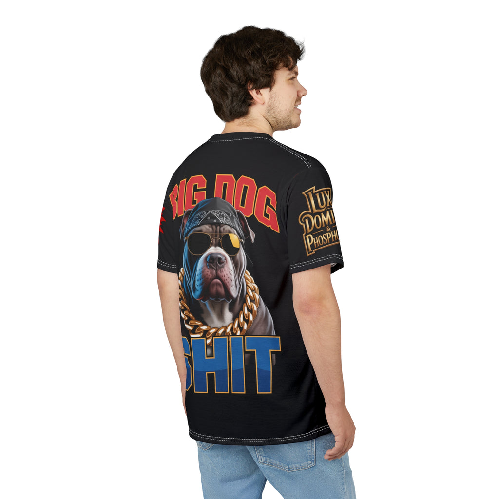 T-Shirt - Big Dog Print Unisex Cut & Sew Tee